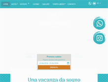 Tablet Screenshot of hotelbagli.it